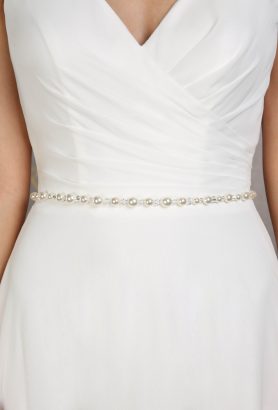 Oval Chain Pearl Belt - Richard Designs