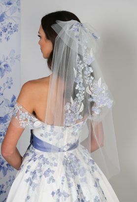 Boho Lace & Flower Veil - Richard Designs