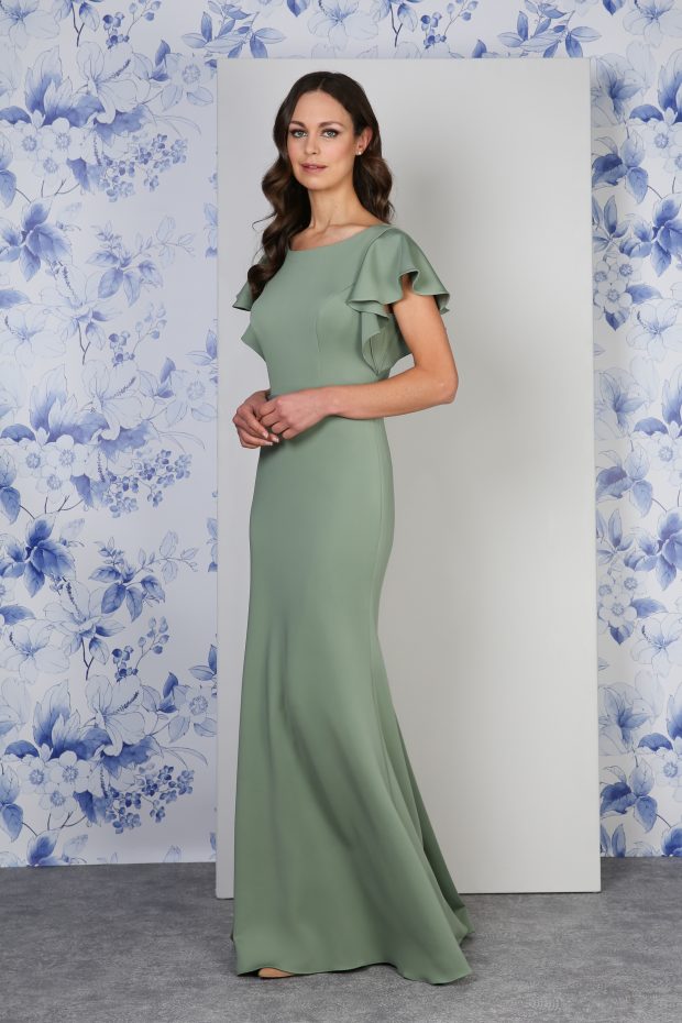 Angel Sleeve Jersey Dress - Richard Designs