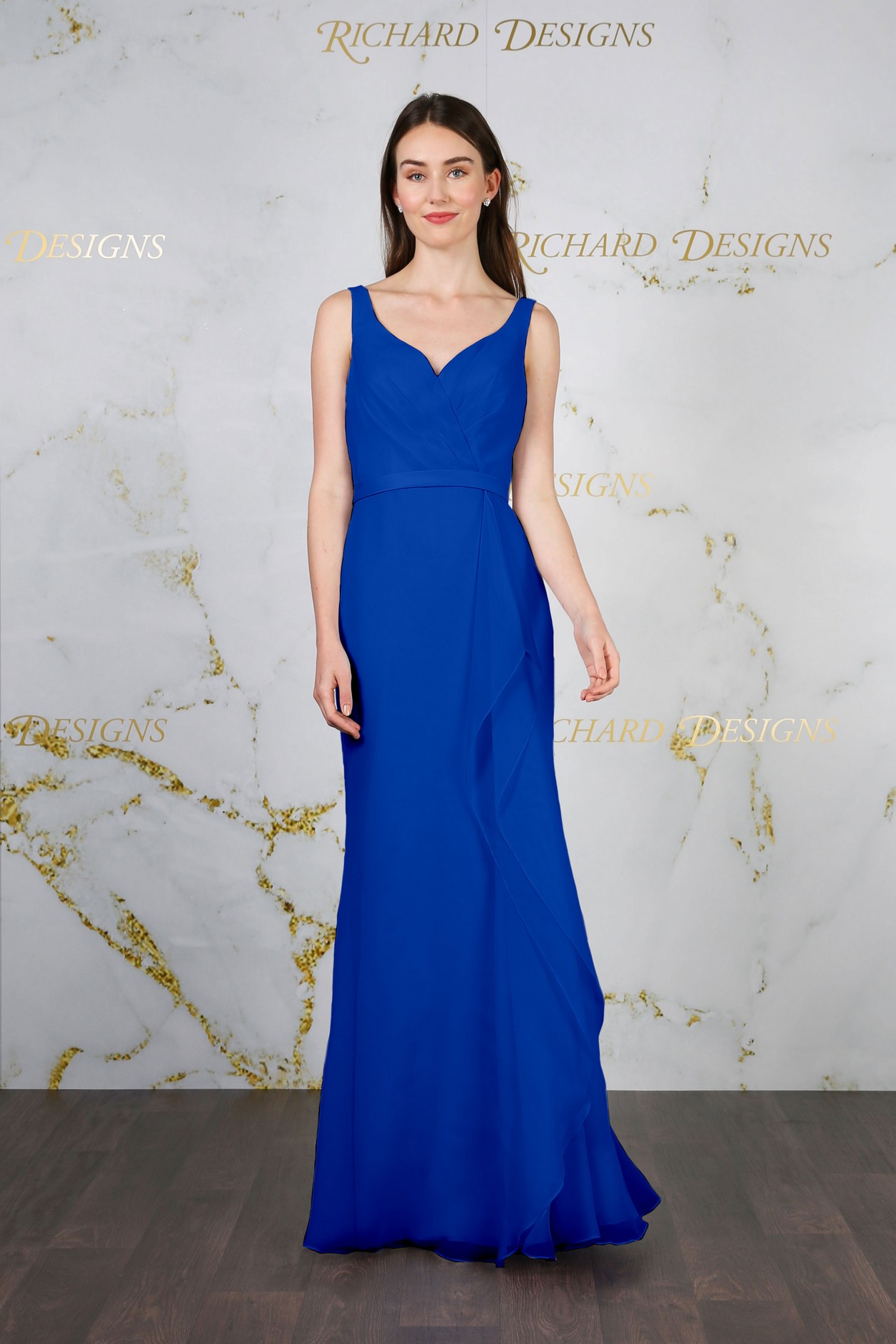 Chiffon Waterfall Dress - Richard Designs